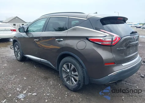 2015 Nissan Murano Sv из США, поврежденный, VIN 5N1AZ2MH1FN224293